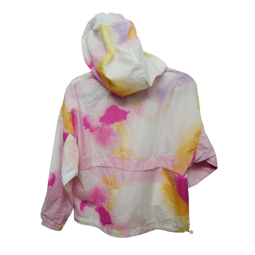 Champion Women's Tie Dye Anorak Jacket Pink Yellow NWT - Picture 5 of 15